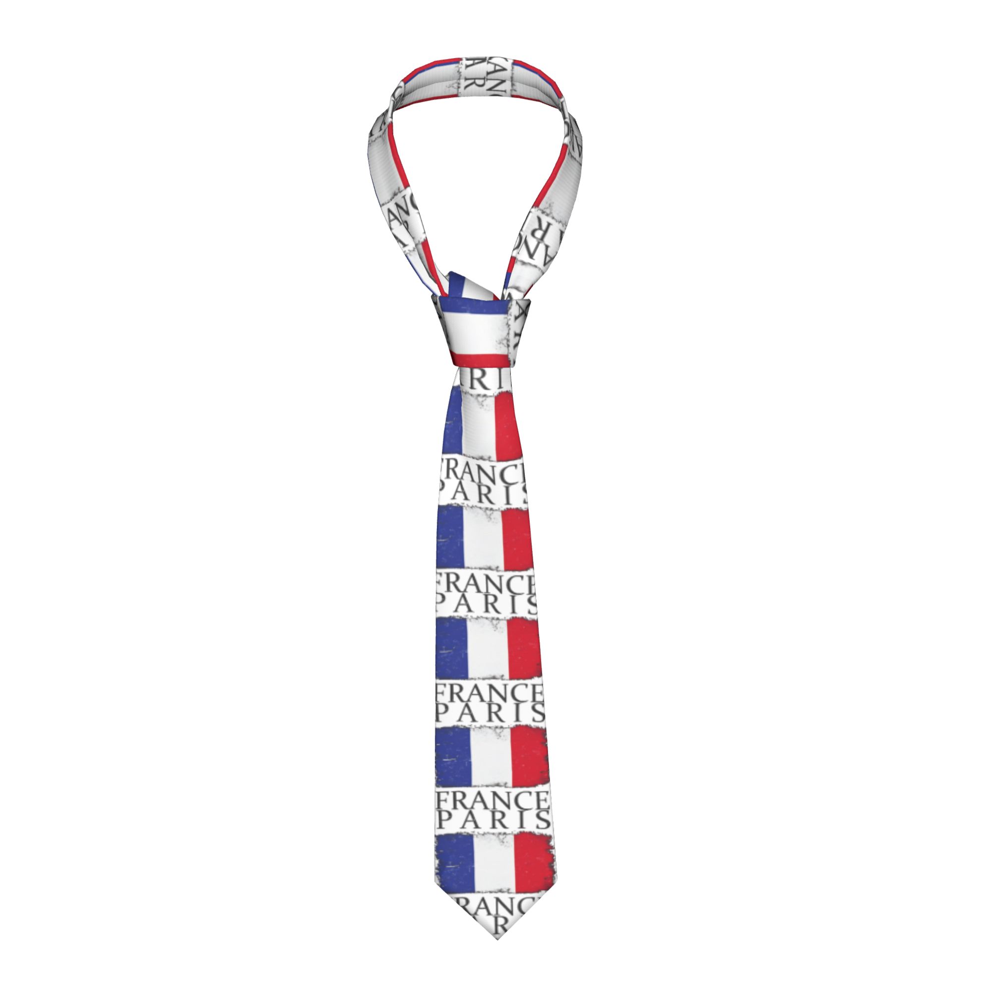 Men'S Accessories Paris - Dasi Pria Bendera Prancis Ibu Kota