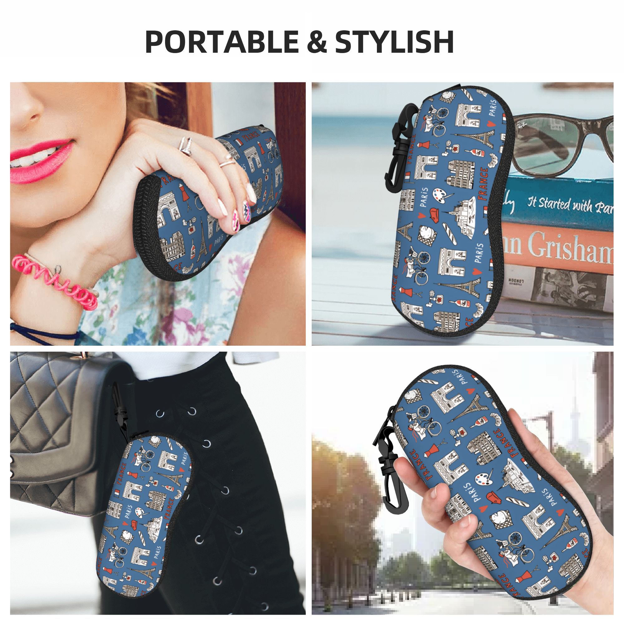 Men'S Accessories Paris - Kotak Kacamata Paris Prancis, Penutup Kacamata