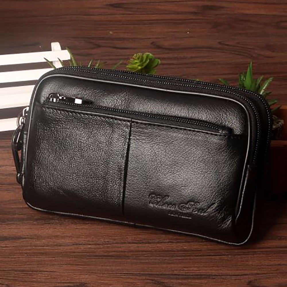 Men Accessories Box - Tas pinggang genggam pria, dompet tas