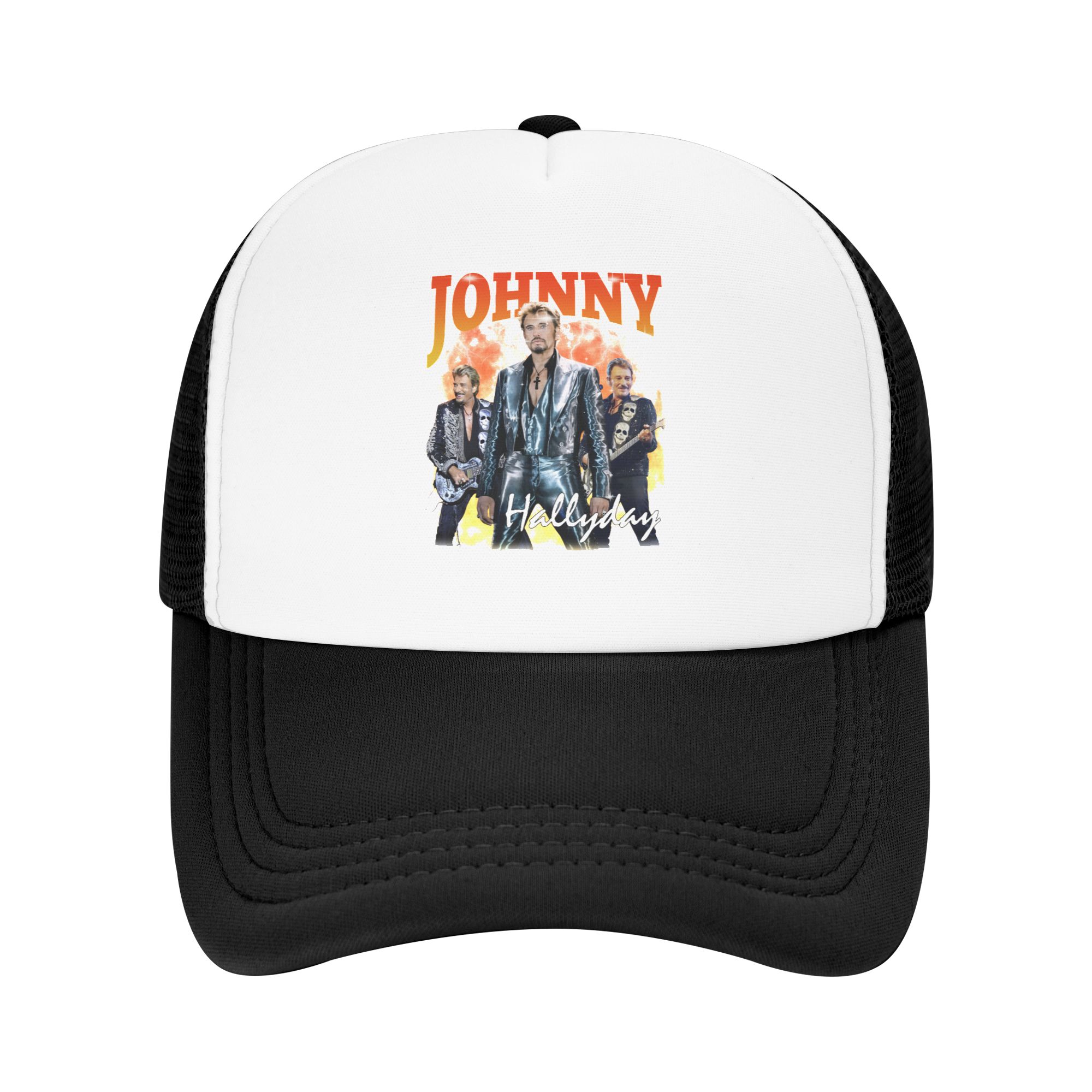 Hat Snapback Cap - Topi Bisbol Johnny Hallyday Topi Trucker