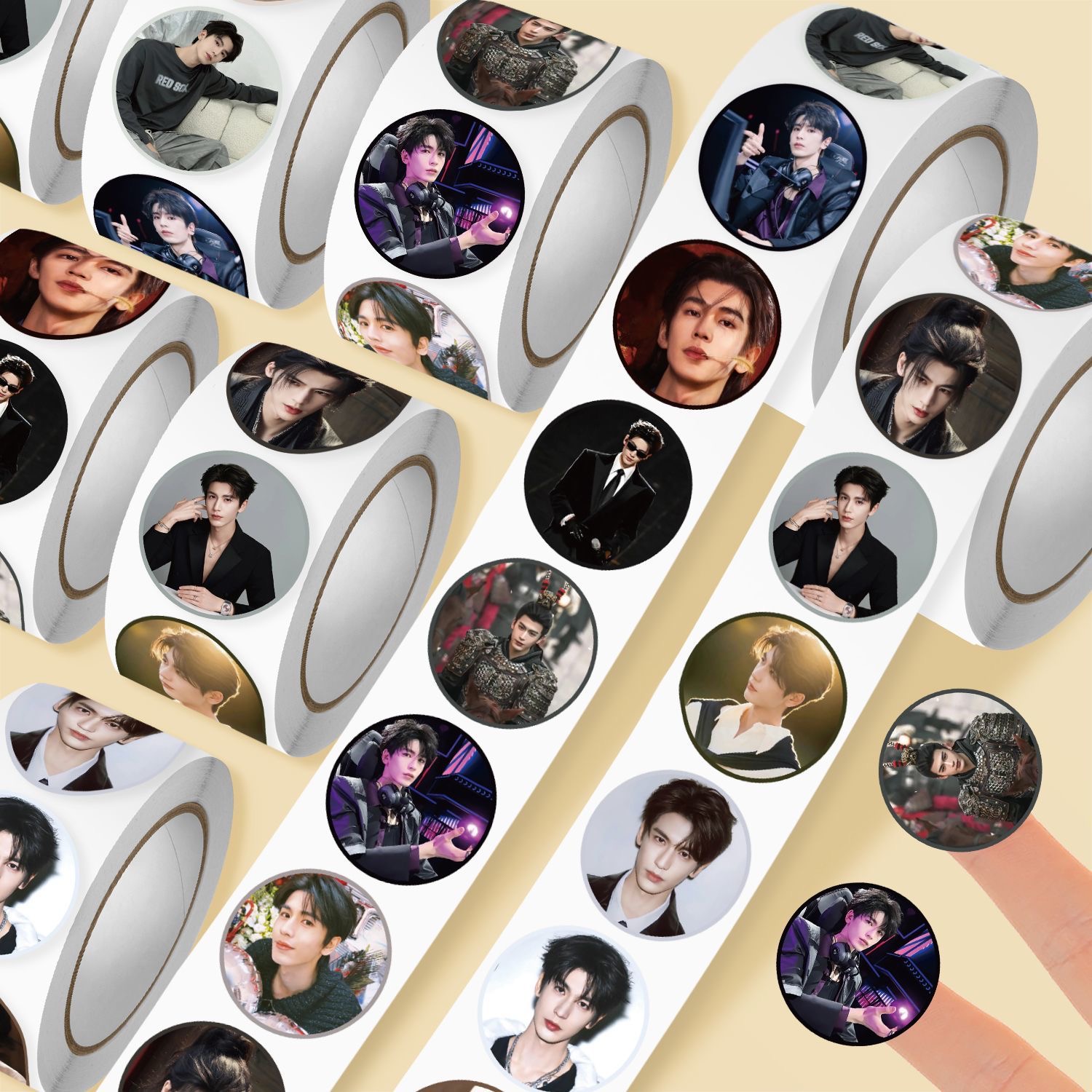 Men Accessories Look - 2000 stiker cosplay Zhang Linghe baru