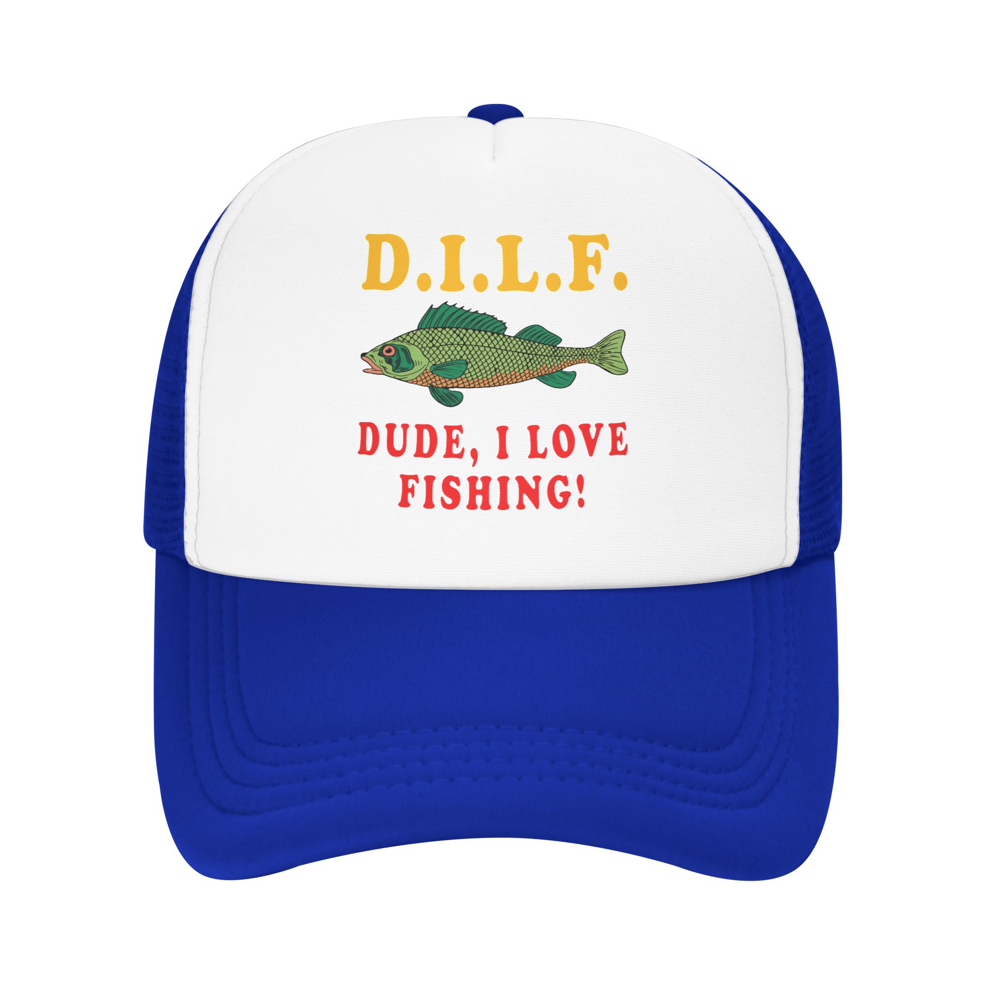 Hat Snapback Cap - Topi Bisbol Meme DILF I Love
