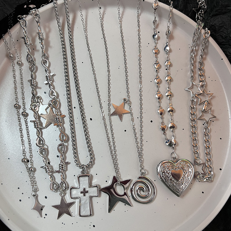 Men Accessories Wholesale - Kalung bintang Hip Hop Kuba untuk