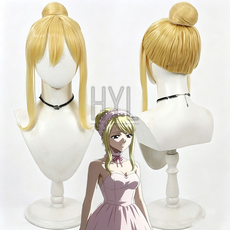 Men Accessories Look - Wig Cosplay Anime Lucy Heartfilia Rambut