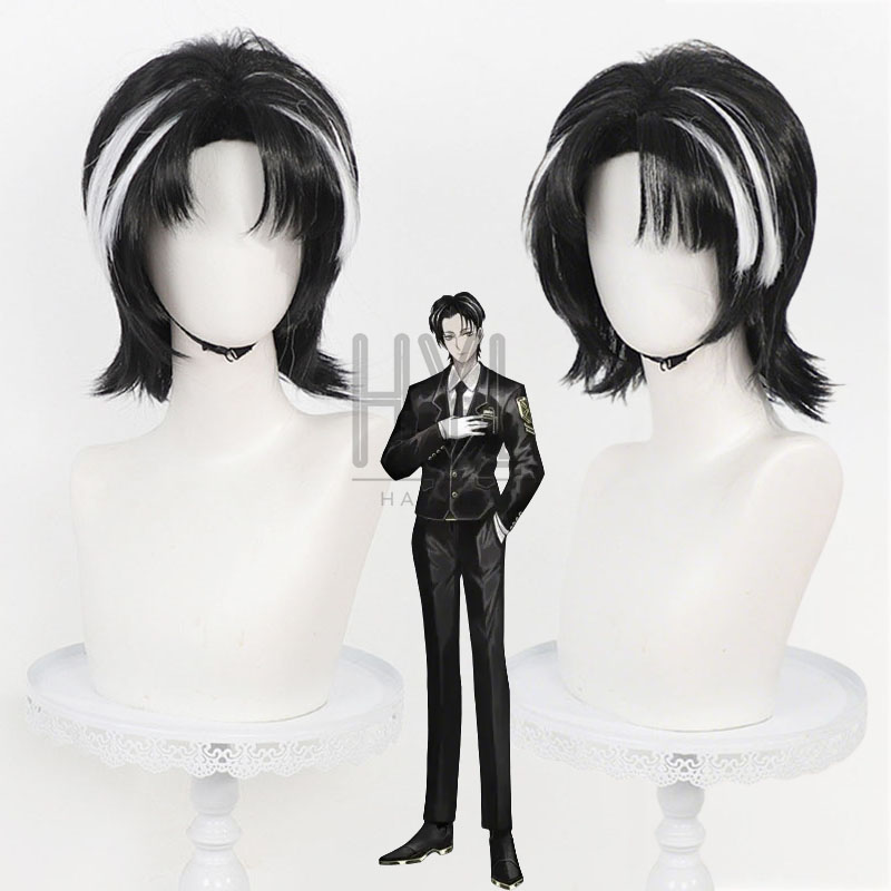 Men Accessories Look - Wig Cosplay Game Limbus Company Rien