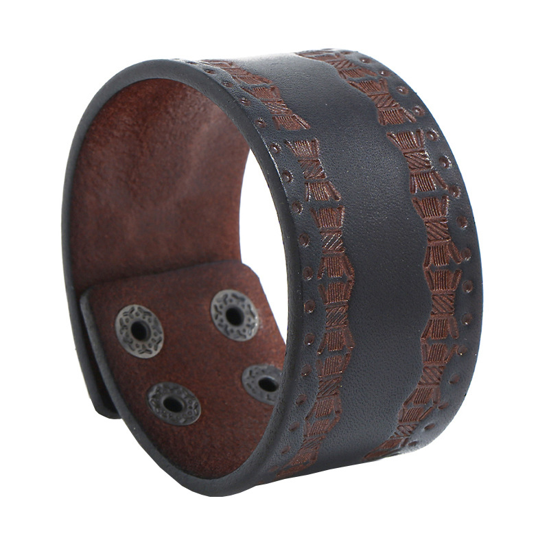 Men Accessories Pk - Gelang Vintage Punk Pria - Manset