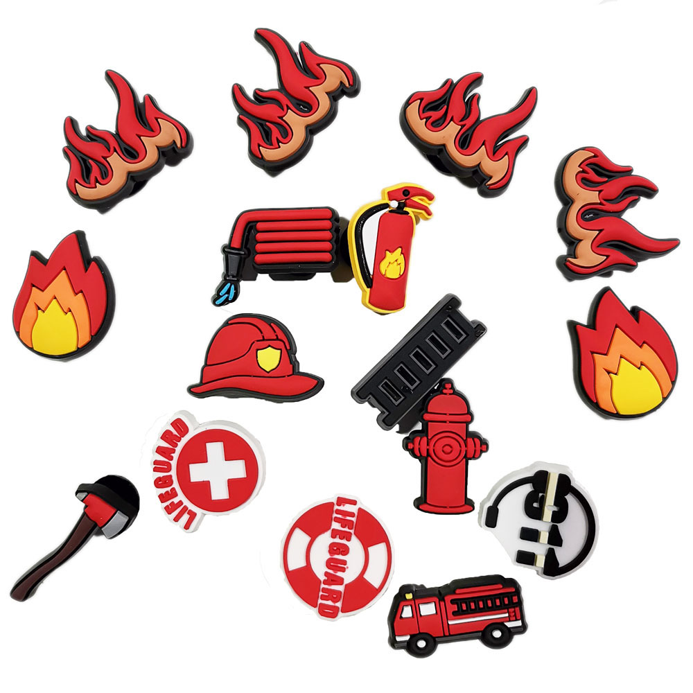 Men'S Accessories Crocs - Fireman jimat sepatu untuk Crocs aksesoris