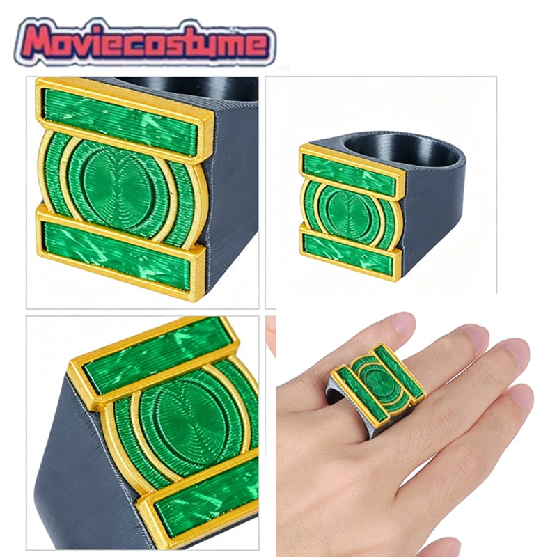 Men Accessories Jordan - Cincin Jari Emas Hijau Dewasa Hal