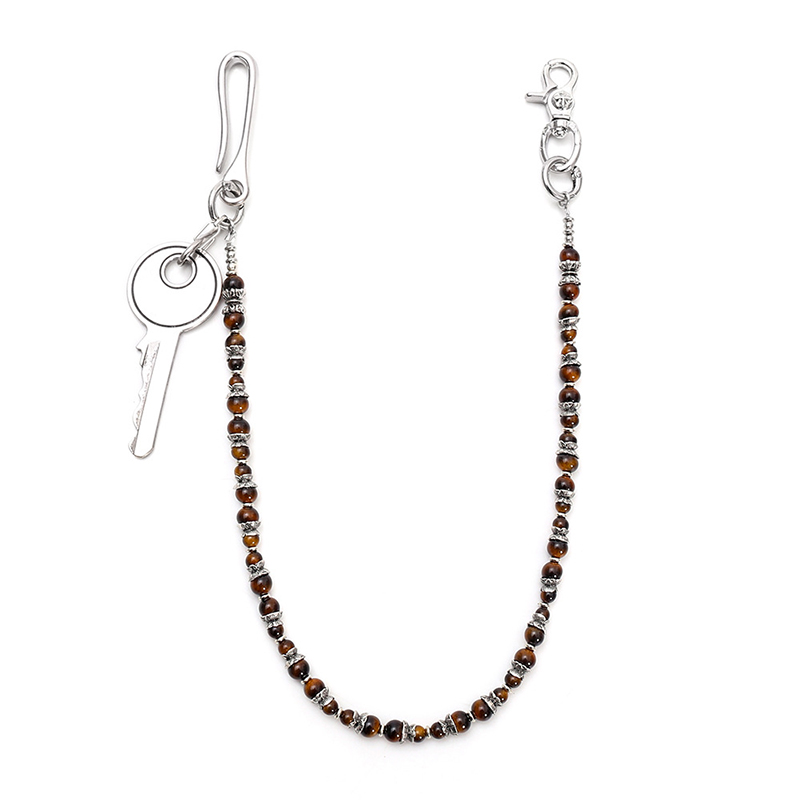 Men Accessories Pk - Rantai Pinggang Manik-Manik Tiger Eye Hip