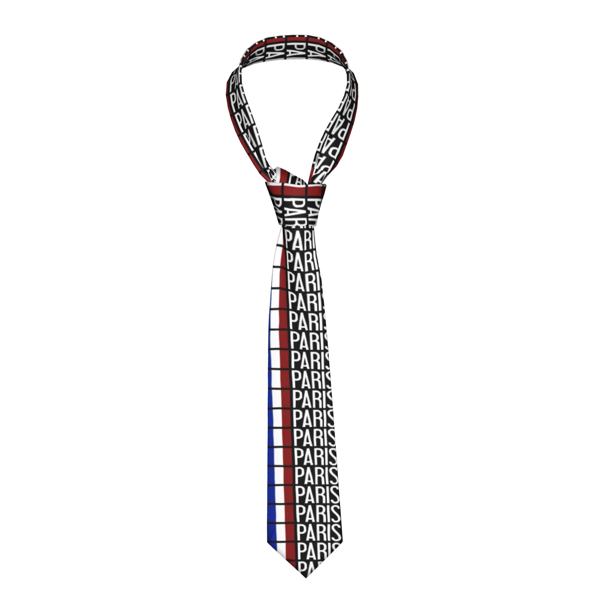 Men'S Accessories Paris - Dasi Pria Bendera Prancis Paris Dasi