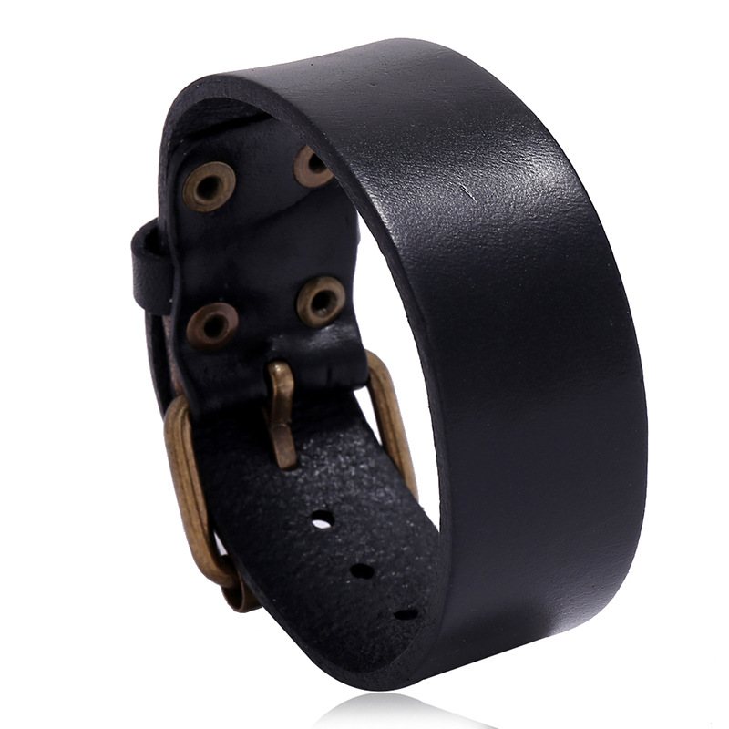 Men Accessories Pk - Gelang Kulit Asli Pria Minimalis Vintage