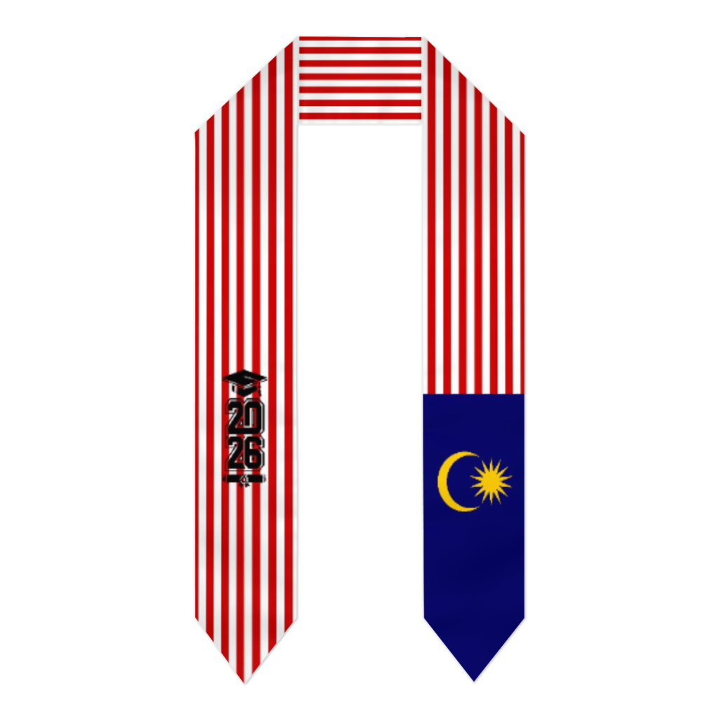 Men'S Accessories Malaysia - Selendang Wisuda Bendera Malaysia Kelas 2026,