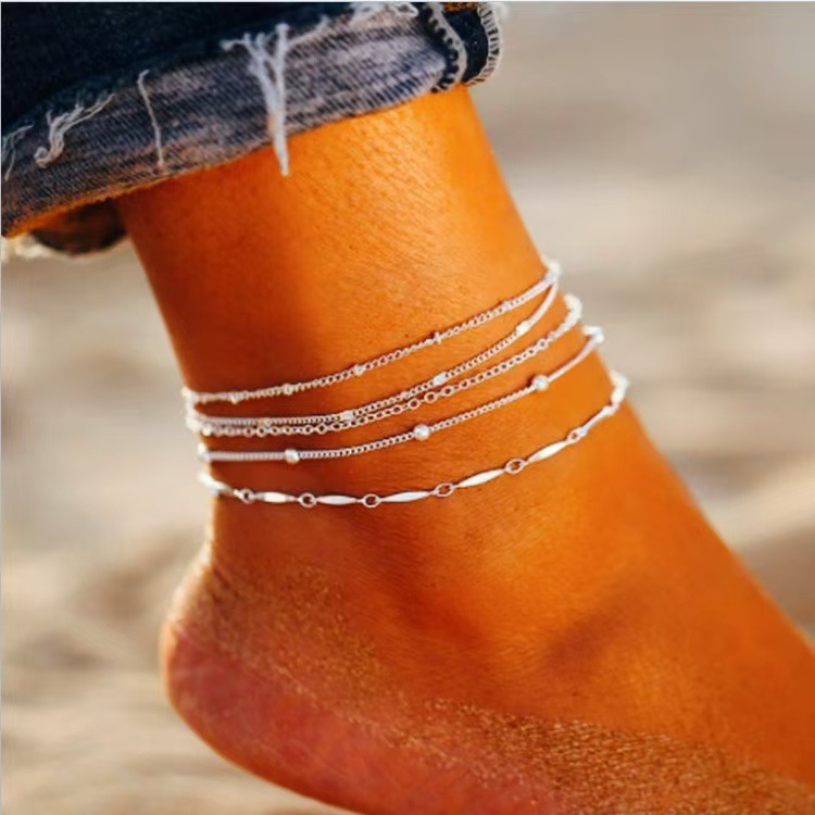 Gelang Kaki Sederhana Populer  - Men'S Vacation Accessories ulasan dan harga