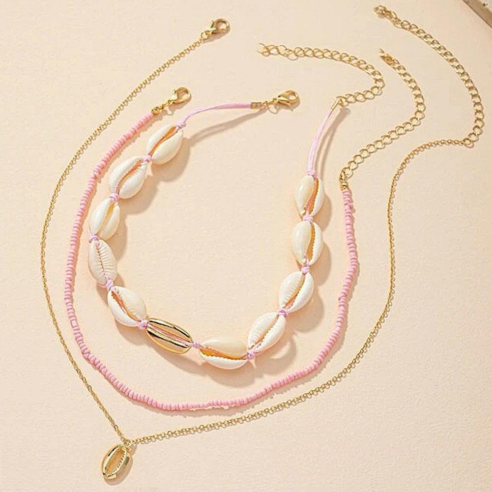 Choker cangkang akrilik Boho,  - Men'S Vacation Accessories ulasan dan harga