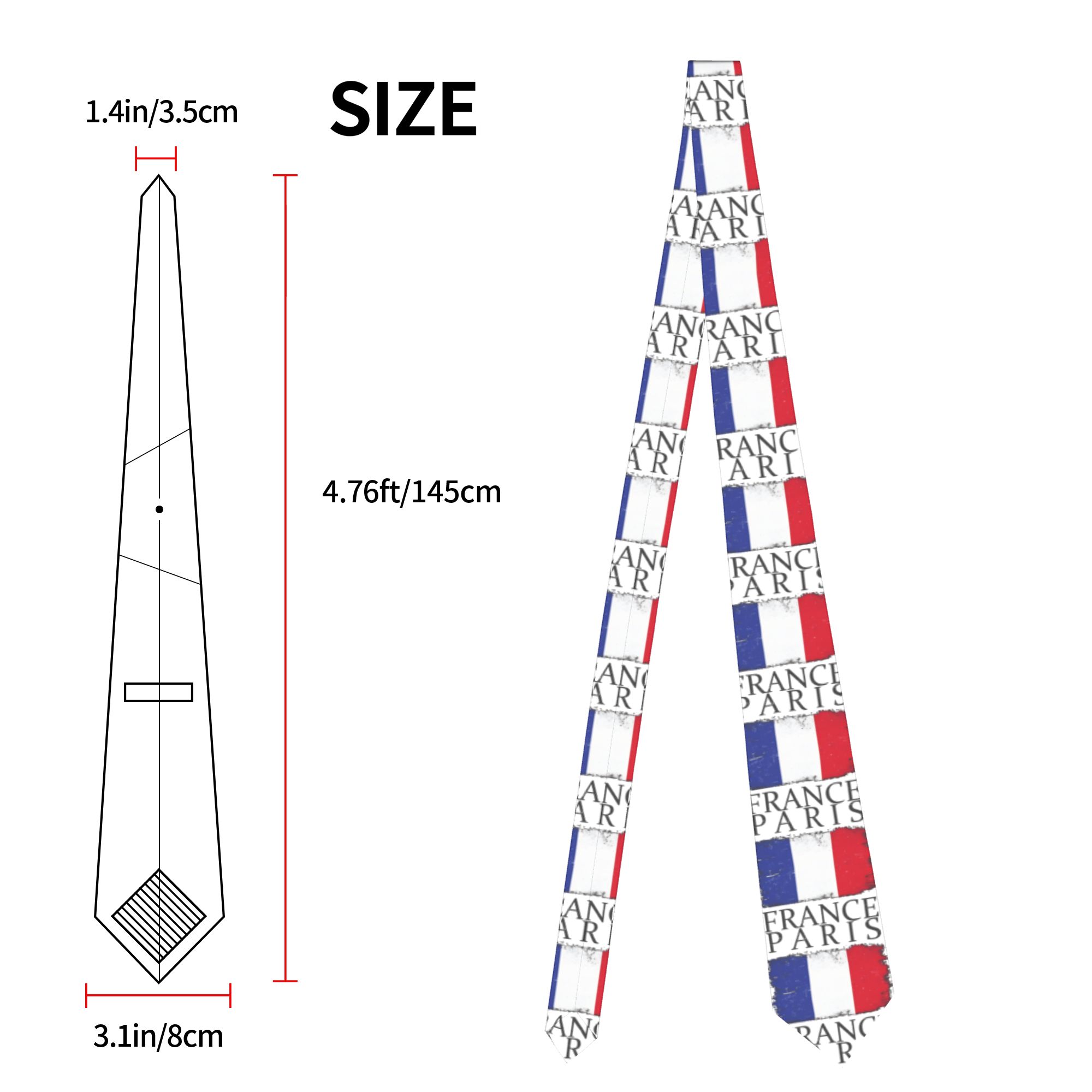 Dasi Pria Bendera Prancis Ibu  - Men'S Accessories Paris ulasan dan harga