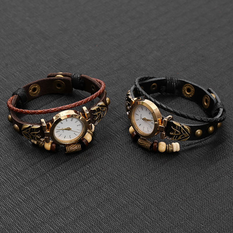 Jam Tangan Kuarsa Kulit Antik  - Men Accessories Pk ulasan dan harga