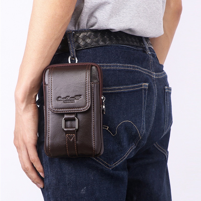 Tas selempang kulit asli pria, - Men Accessories Box ulasan dan harga