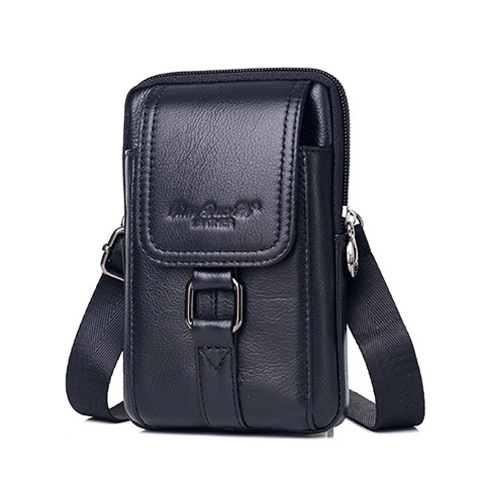 Tas selempang kulit asli pria, - Men Accessories Box ulasan dan harga