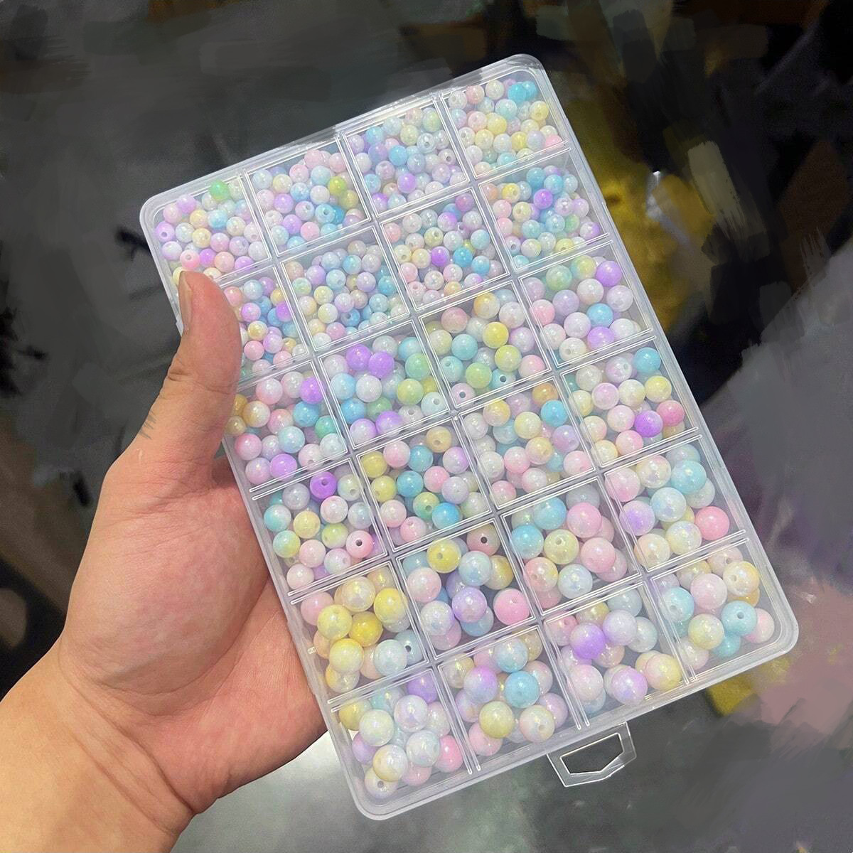 800pcs/24 kotak set manik-mani - Men Accessories Box ulasan dan harga