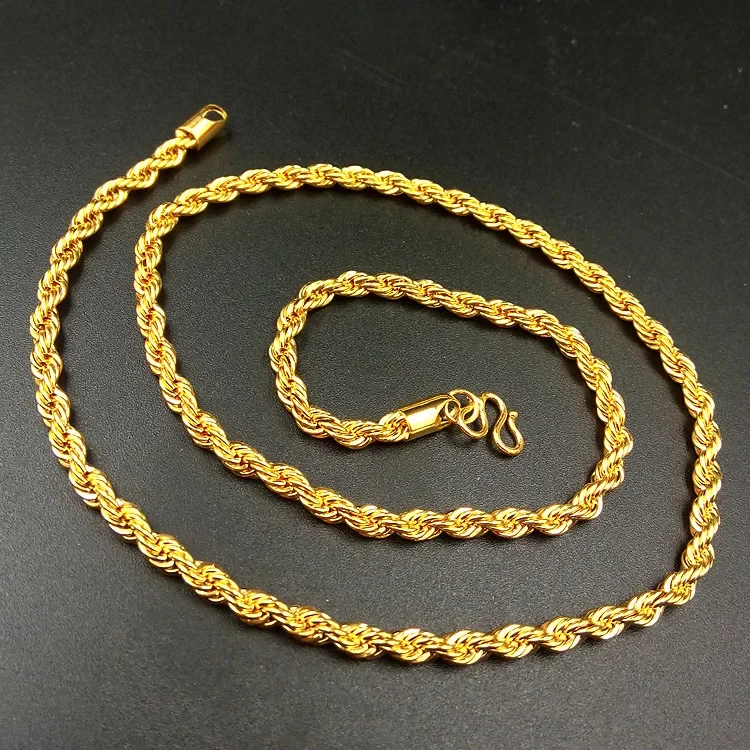 Kalung Emas Asli AU999 24K Pri - Men Accessories Look ulasan dan harga