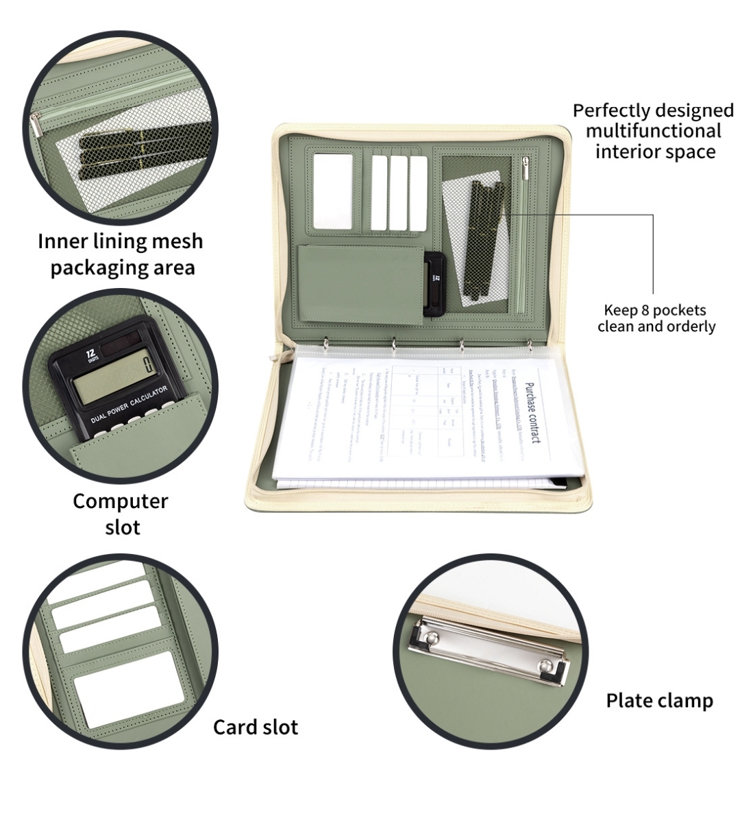 Folder Padfolio Ritsleting A4  - Men Accessories Box ulasan dan harga