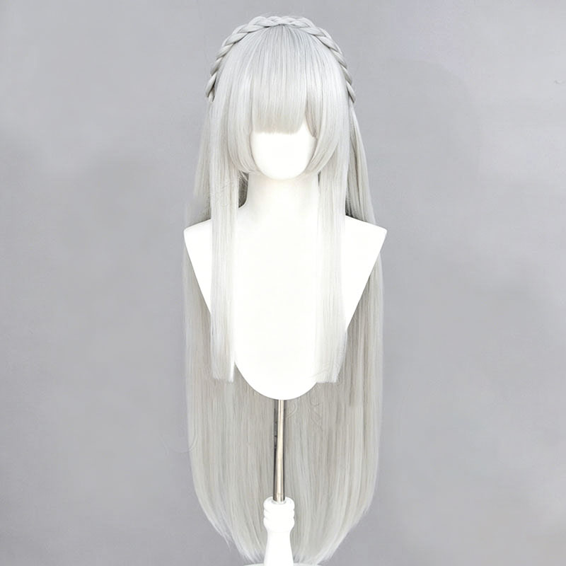 Wig Cosplay Anime Re:Zero Emil - Men Accessories Look ulasan dan harga