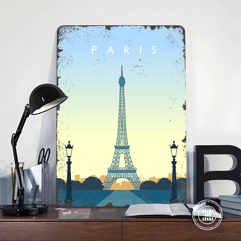 Poster Cetak Tekstur 3D Paris, - Men'S Accessories Paris ulasan dan harga