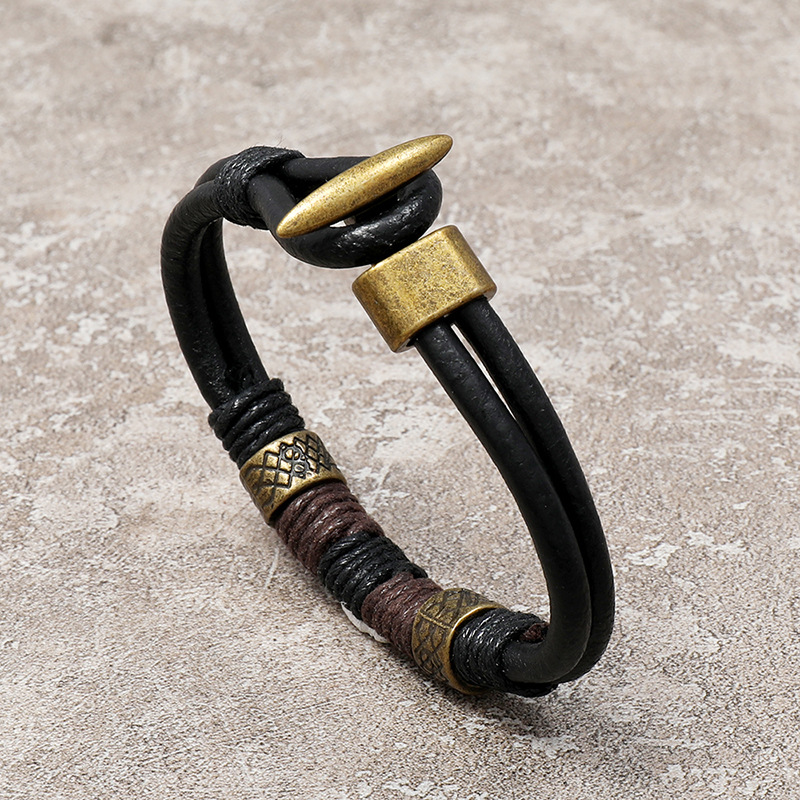 Gelang Kulit Pria Berkualitas  - Men Accessories Pk ulasan dan harga