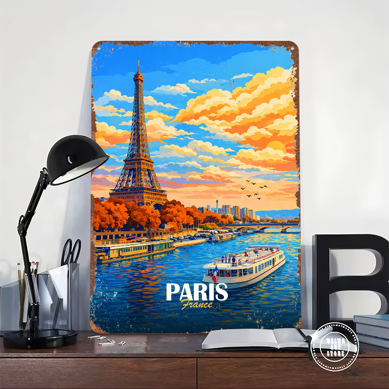 Paris By The Seine Poster Loga - Men'S Accessories Paris ulasan dan harga