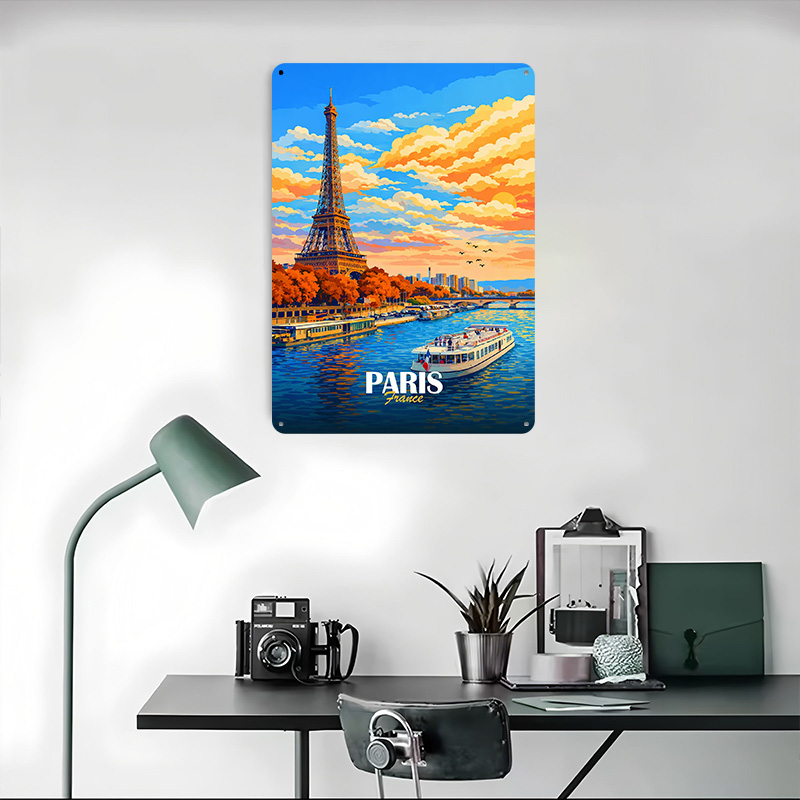 Paris By The Seine Poster Loga - Men'S Accessories Paris ulasan dan harga