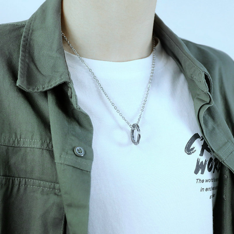 Liontin Kalung Lingkaran Cinci - Men Accessories Pk ulasan dan harga