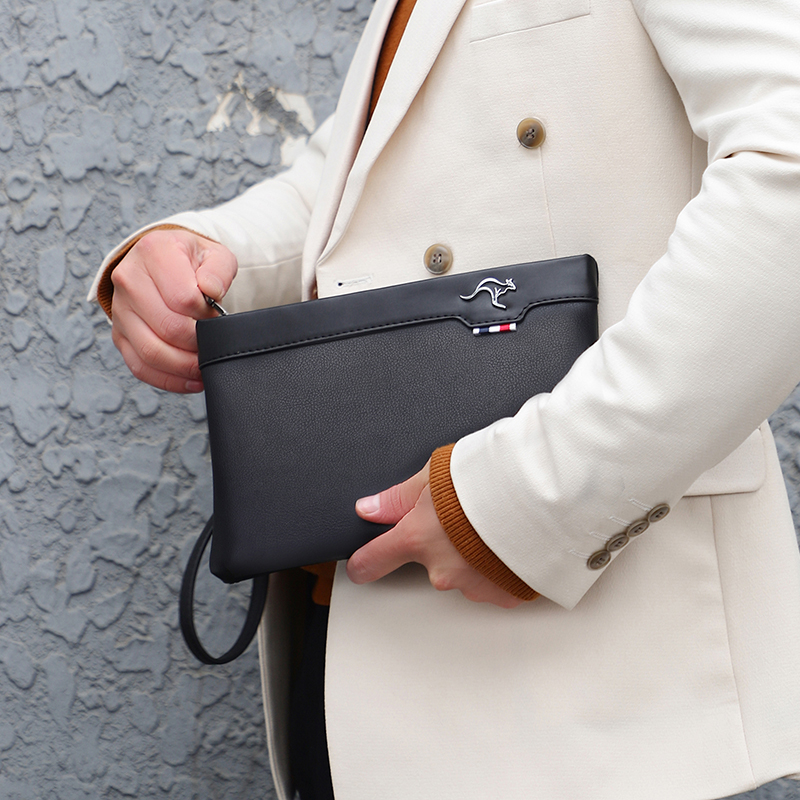 Tas Tangan Pria Kulit PU Tas K - Men Accessories Box ulasan dan harga