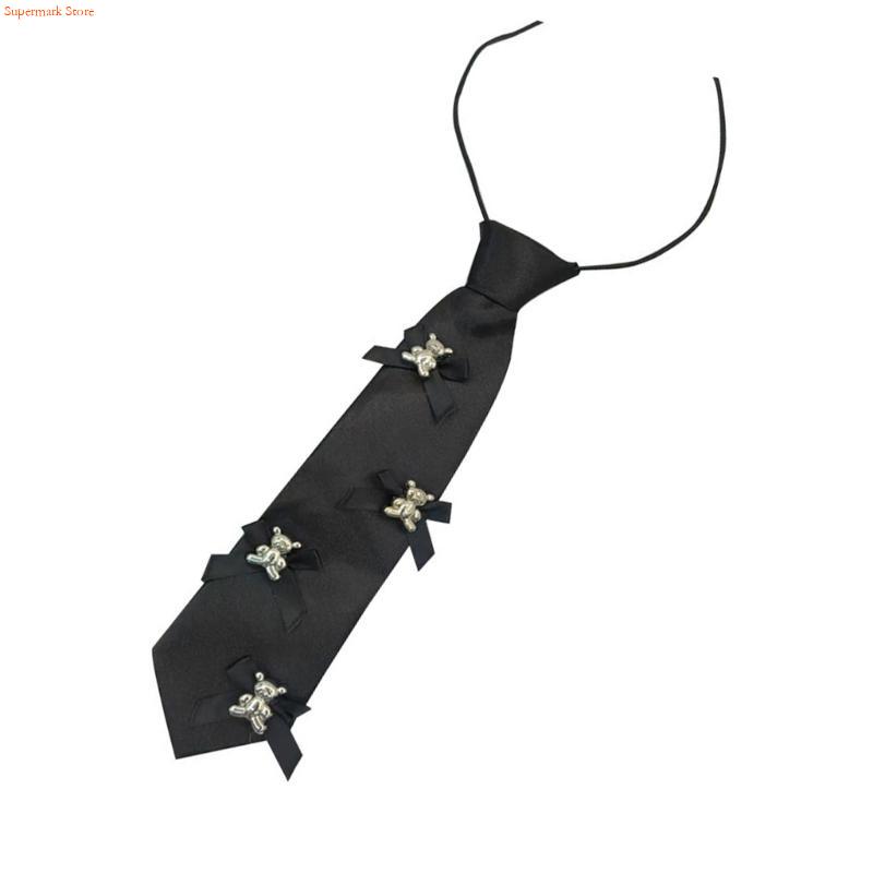 Q5WE Dasi Hitam Elegan Kain Po - Men'S Accessories Premium ulasan dan harga