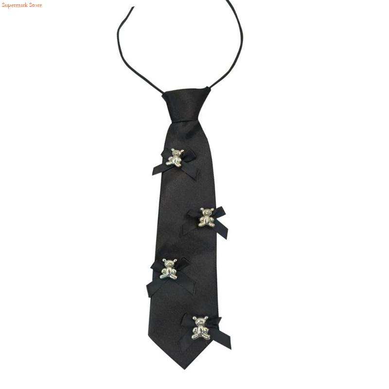 Q5WE Dasi Hitam Elegan Kain Po - Men'S Accessories Premium ulasan dan harga