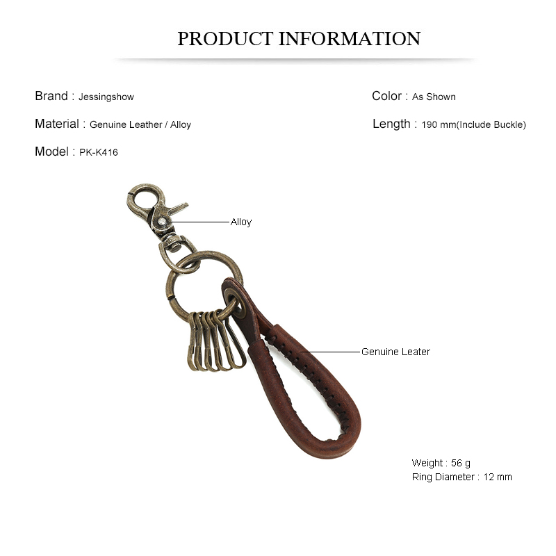 Saku Kulit Asli untuk Kunci Mo - Men Accessories Pk ulasan dan harga
