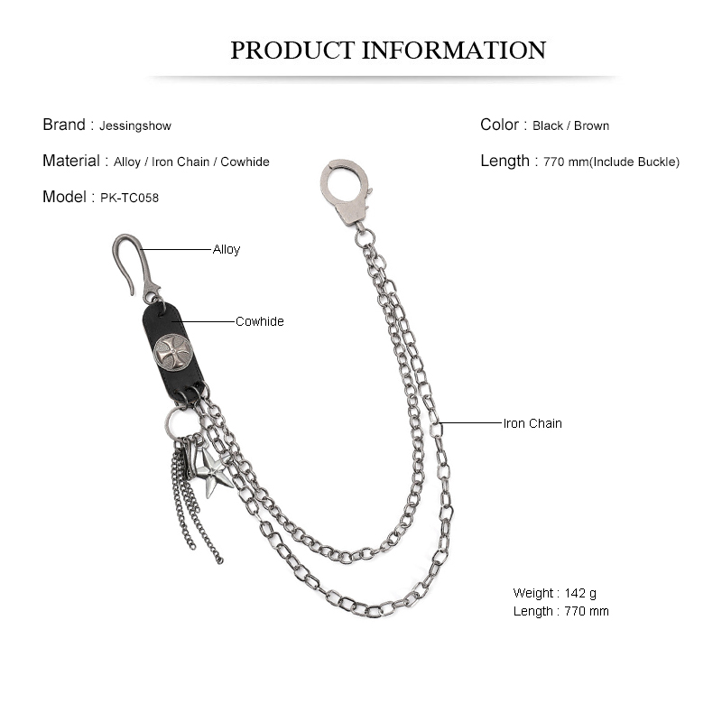 Rantai kunci kulit sapi Steet  - Men Accessories Pk ulasan dan harga