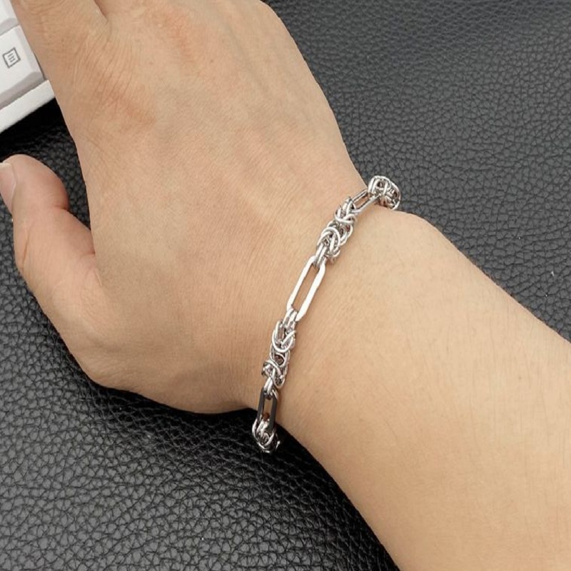 Gelang rantai besi tahan karat - Men'S Vacation Accessories ulasan dan harga