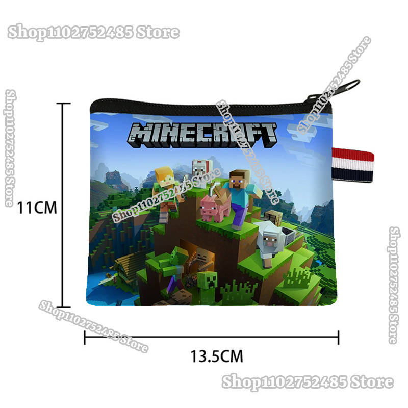 Pixels Block Coin Purse Miner  - Men Accessories Box ulasan dan harga