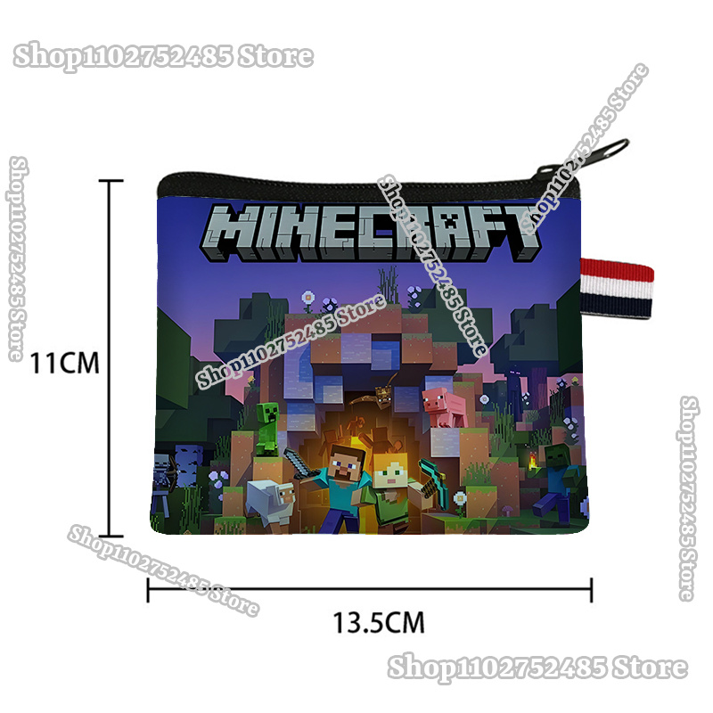 Pixels Block Coin Purse Miner  - Men Accessories Box ulasan dan harga