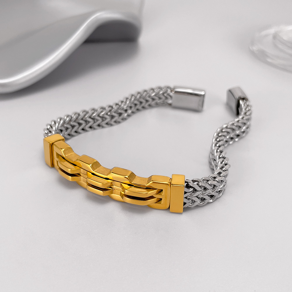 Gelang Pria Stainless Steel Tr - Men Accessories Pk ulasan dan harga