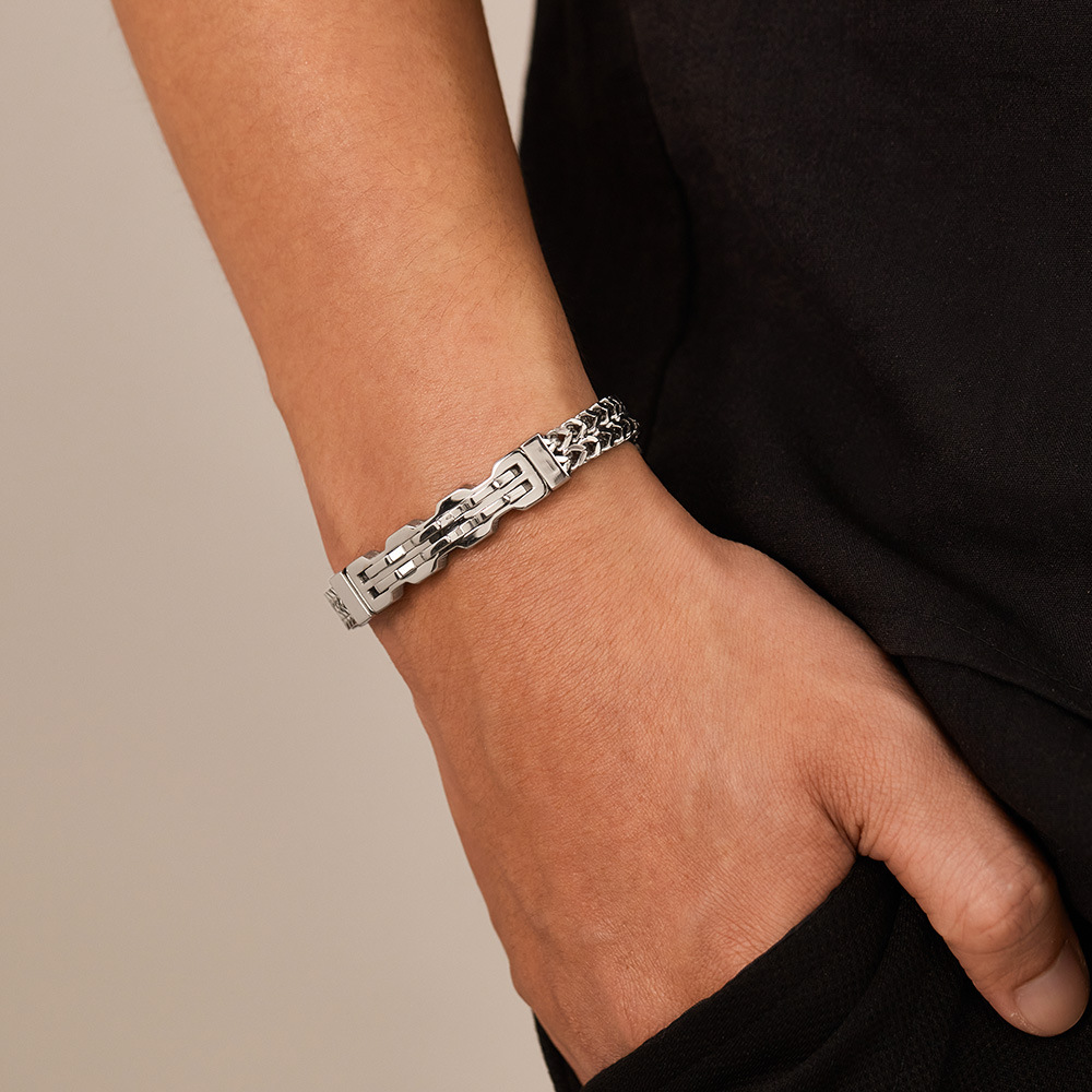 Gelang Pria Stainless Steel Tr - Men Accessories Pk ulasan dan harga