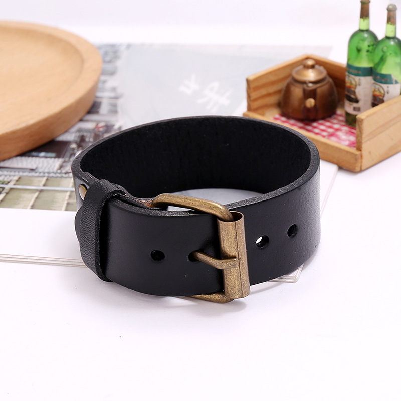 Gelang Kulit Asli Pria Minimal - Men Accessories Pk ulasan dan harga